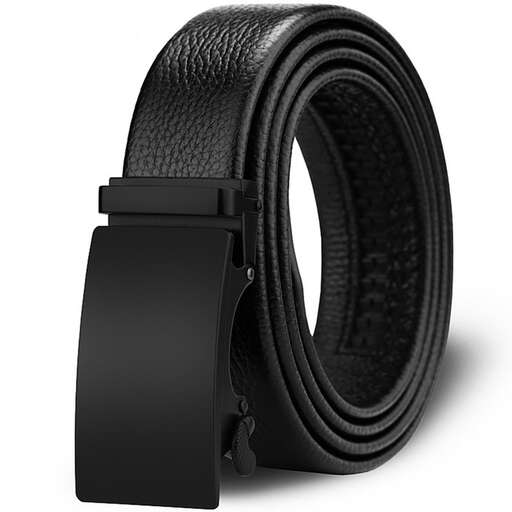 leather belt on a white background