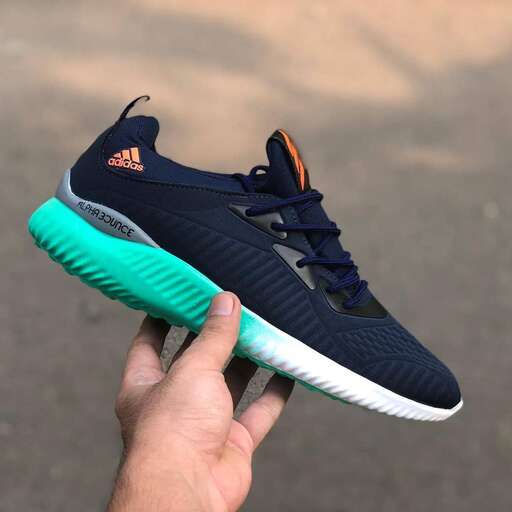 the shoe is now available in blue and green.