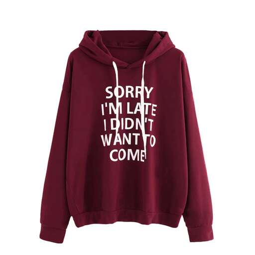 i'm sorry i'm not a fan of hoodies