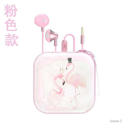 pink flamingo in a clear case