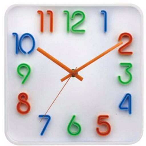 clock with a different color
