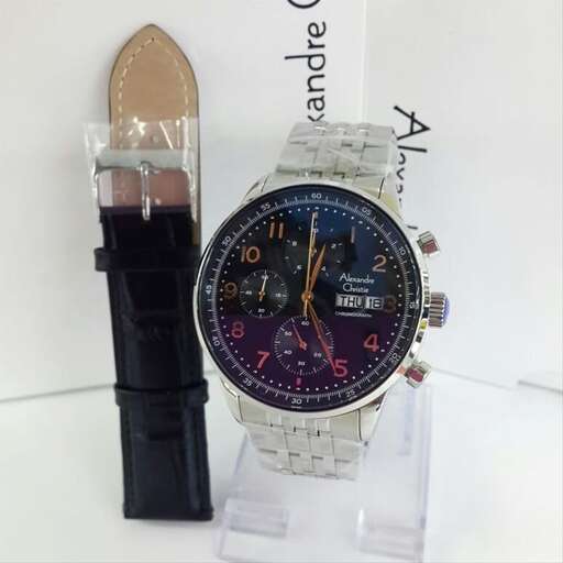 watch with a black case