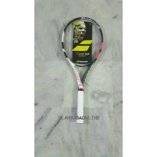 a tennis racket with a picture of a man
