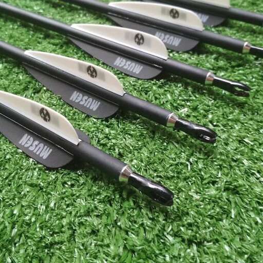 a bunch of golf club's in the grass