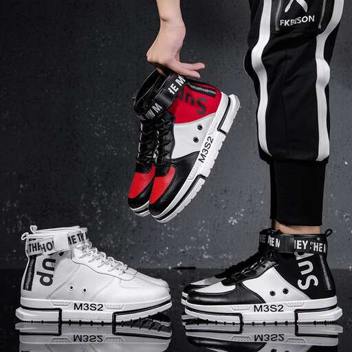 person is a manufacturer that uses sneakers to create a custom - made design.