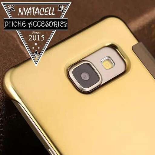 a camera is sitting on a cell phone.