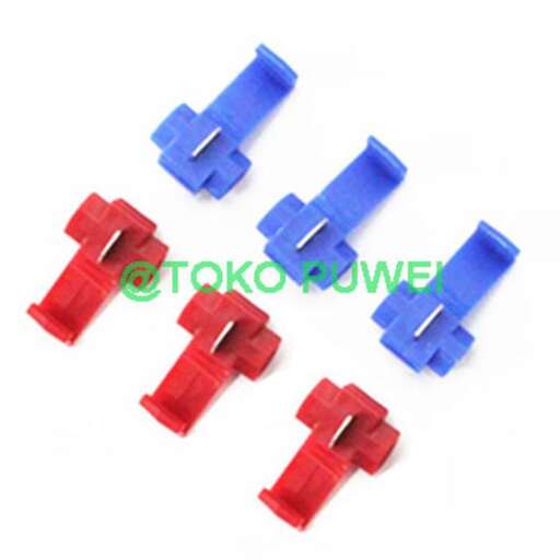 a set of red and blue plastic pieces