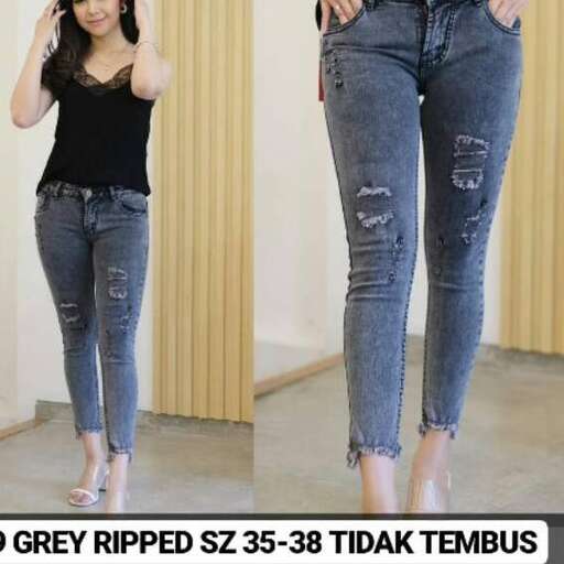 jeans with a black top