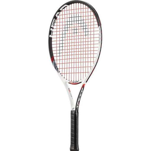 tennis racket against a white background