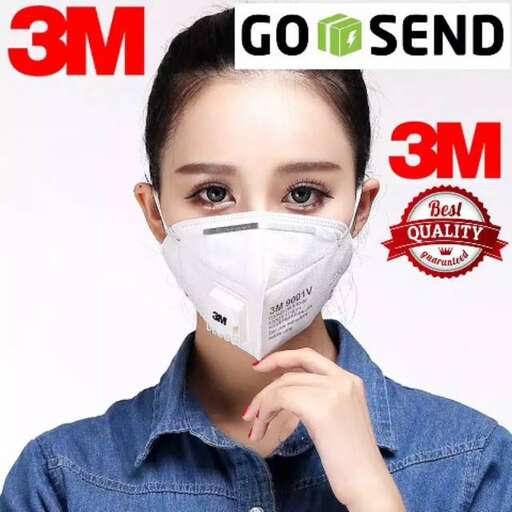 girl with a mask covering her face with a face