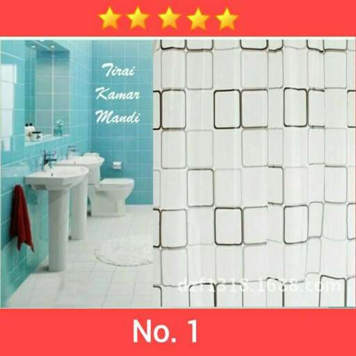 a bathroom with a white tile floor and two sinks.