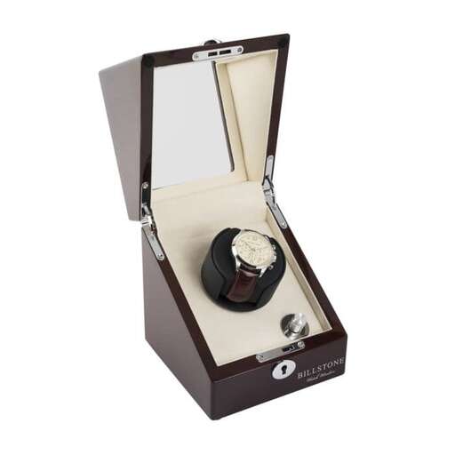 a box with a lid and a cup inside