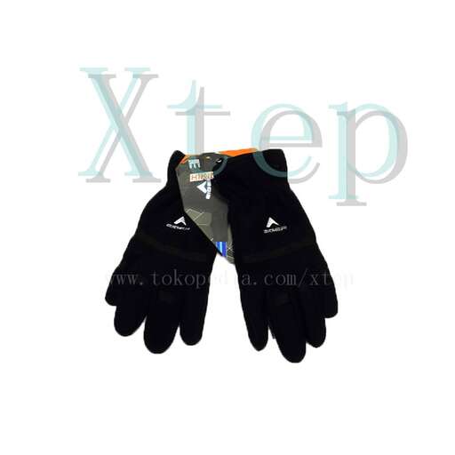 a pair of gloves with a blue background
