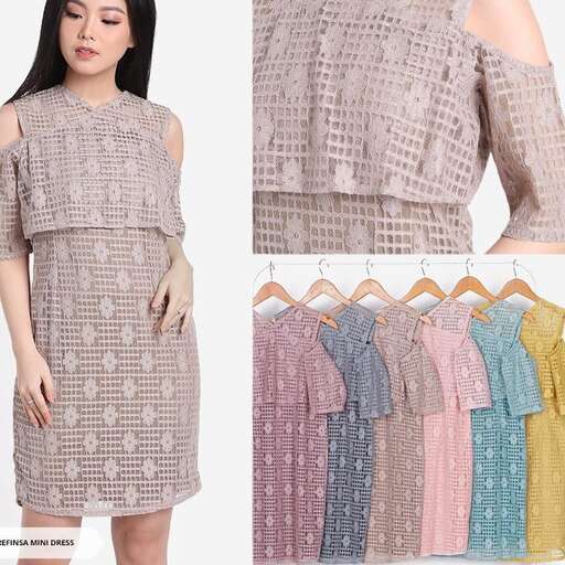 a dress made of cotton