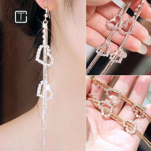 sterling silver and diamond earrings with a touch of silver