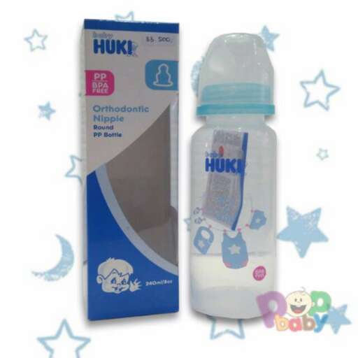 baby bottle for baby and diaper.
