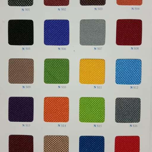 a selection of the many colors of fabric