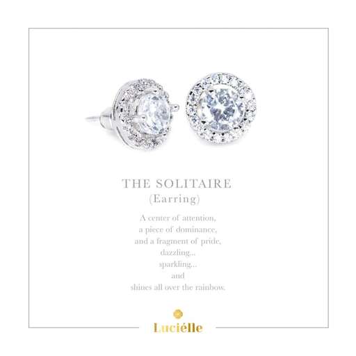 the diamond earrings are a must for any occasion.