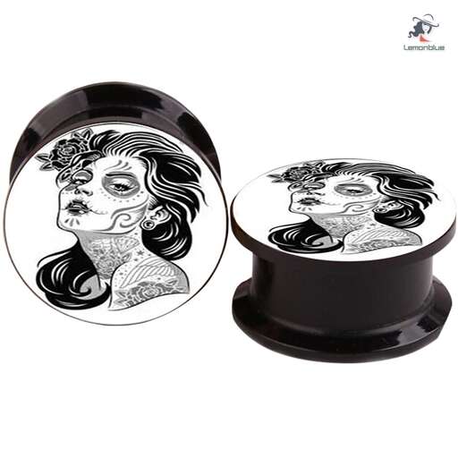 a woman with a flower in her hair