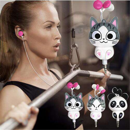 a girl with a microphone and a cat