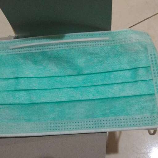 the inside of the towel is a very light green.