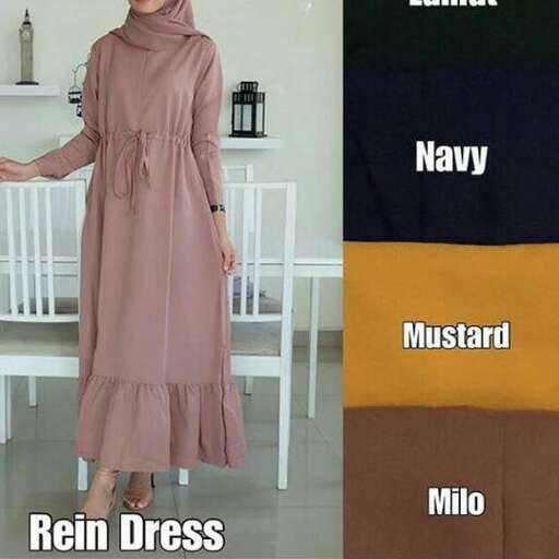 a woman in a dress