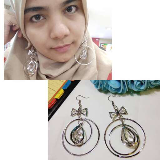 earrings made from a pair of earrings