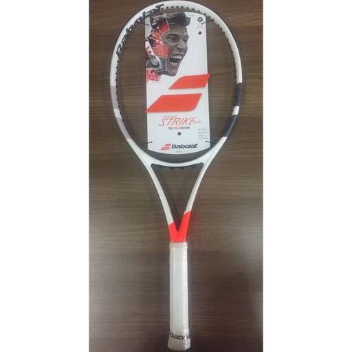 a tennis racket with a picture of a man on it.