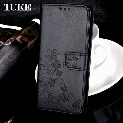 a black and white case sitting on a table.