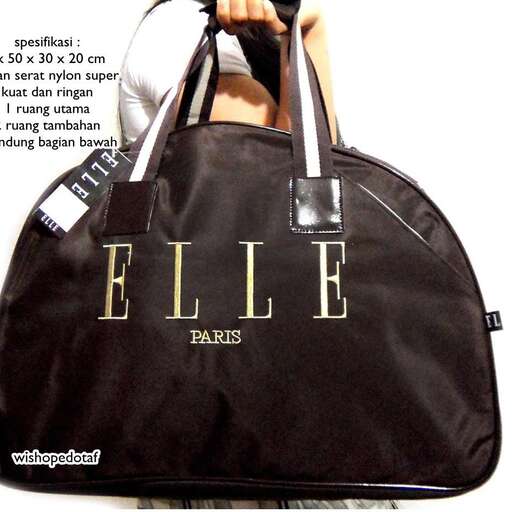 tote bag - black tote with gold lettering.