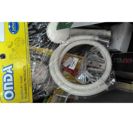 the tube is wrapped in plastic and ready to be used.