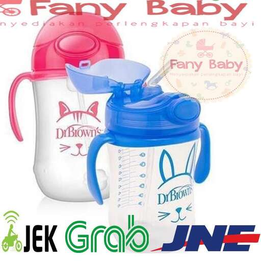 a baby bottle and a sippy cup are shown.