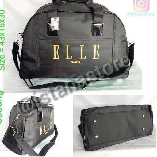 the bag is made from a recycled leather.