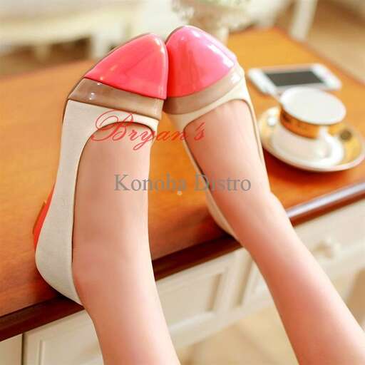 a pair of shoes on a table
