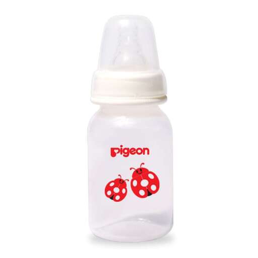baby bottle with a lid