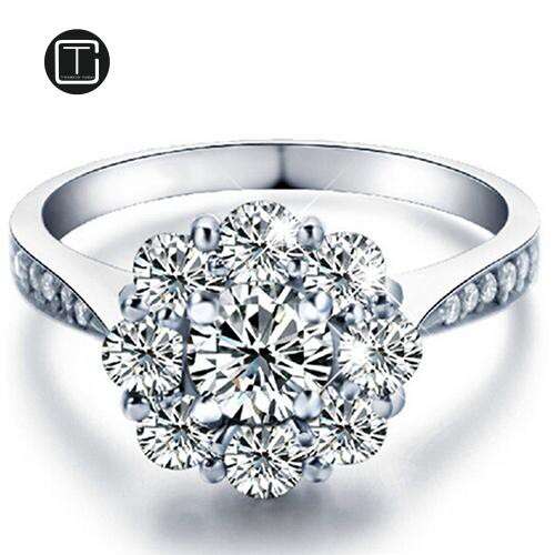 this ring is made of a single diamond.