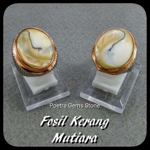 a pair of gold and white glass candle holders.