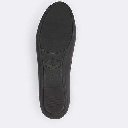 a pair of flat shoes with a flat sole.