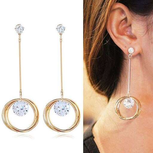 earrings with a pair of earrings