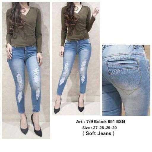 jeans with a cut out