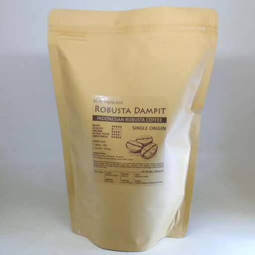 the bag is a large bag of coffee.