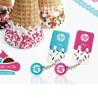 ice cream cone with the logo