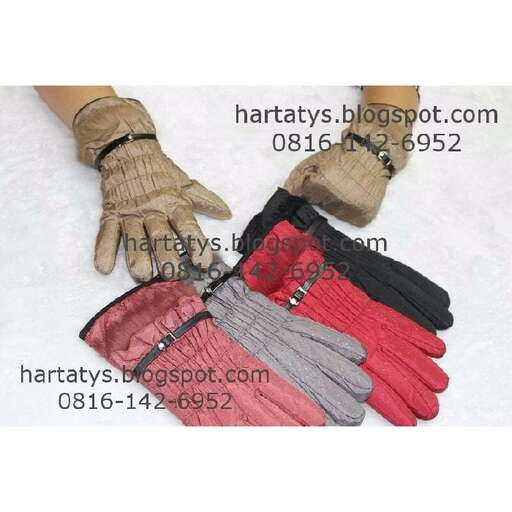 a pair of gloves with a chain