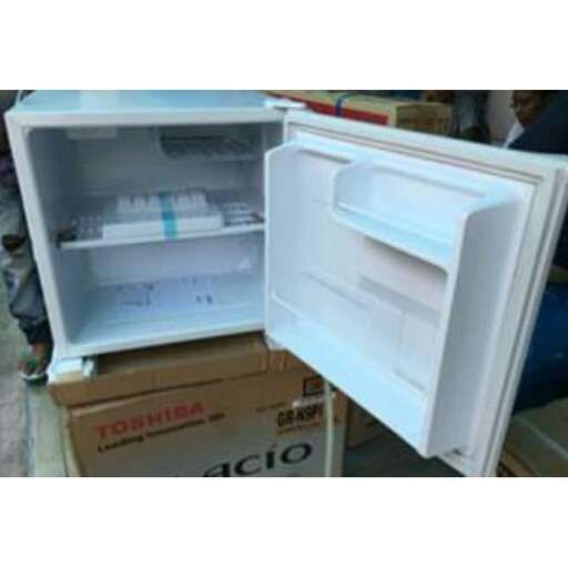 an open refrigerator with the door open.