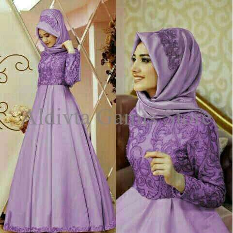 purple dress for a bride