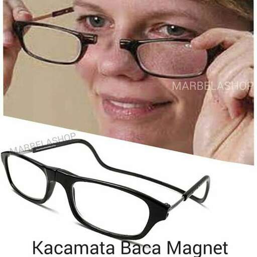 a woman wearing glasses with a picture of a person wearing glasses.