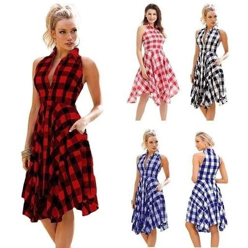 i love the plaid dress with the plaid.