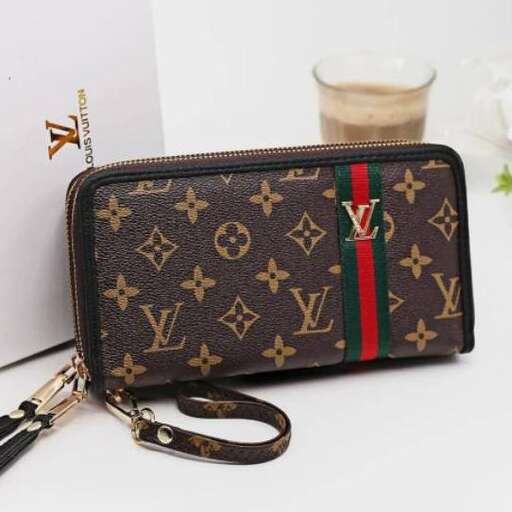 wallet with a pocket watch