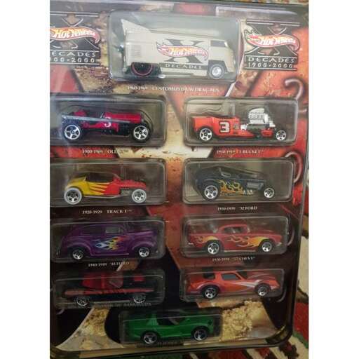 a collection of toy cars