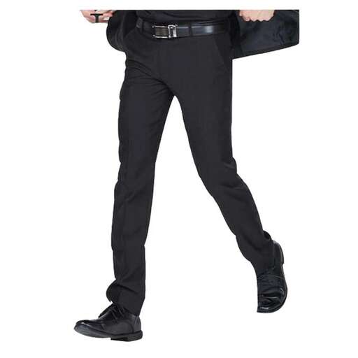 a man in a black suit